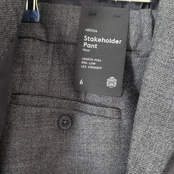 Aritzia NWT Wool Charcoal Suit Set - Picture 2 of 11